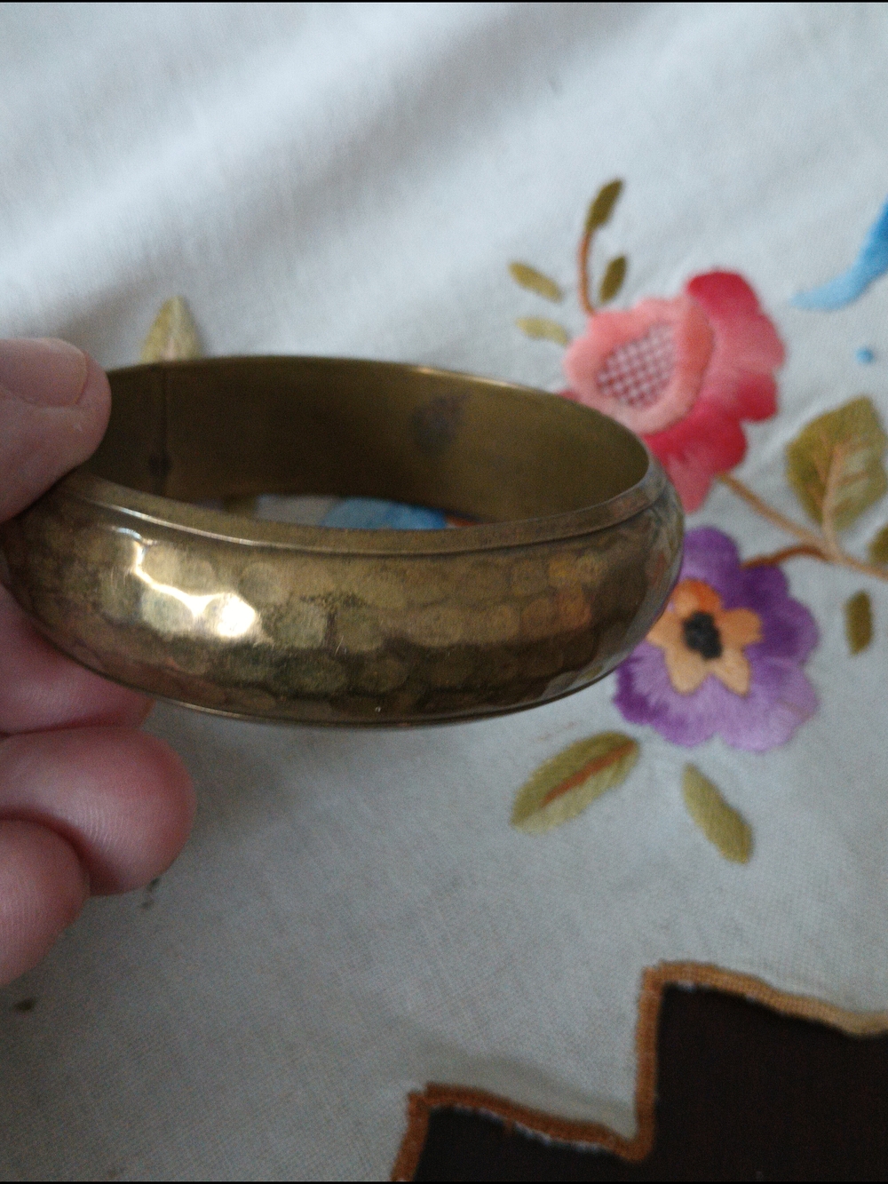 Vintage brass bracelet